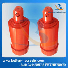 Cylindre hydraulique télescopique à 4 étages à double effet à 3 pouces